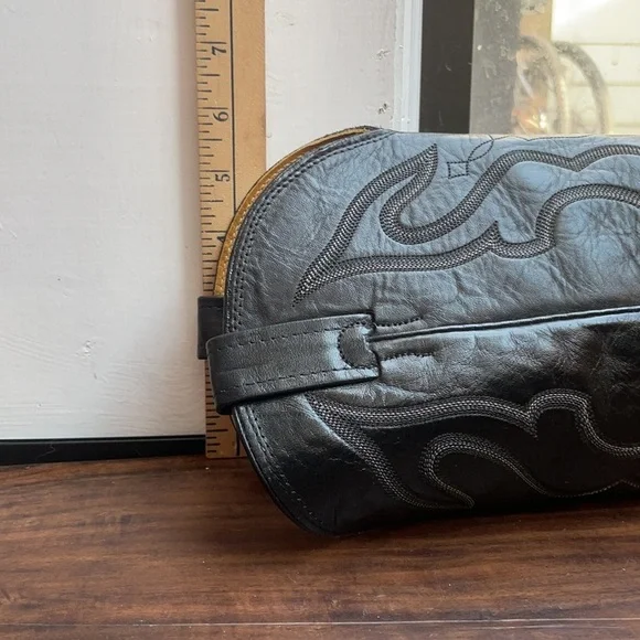 Nocona Gray Cowboy Western Boots Gray Teju Lizard & Leather Men's size 8.5 EE - Picture 10 of 15